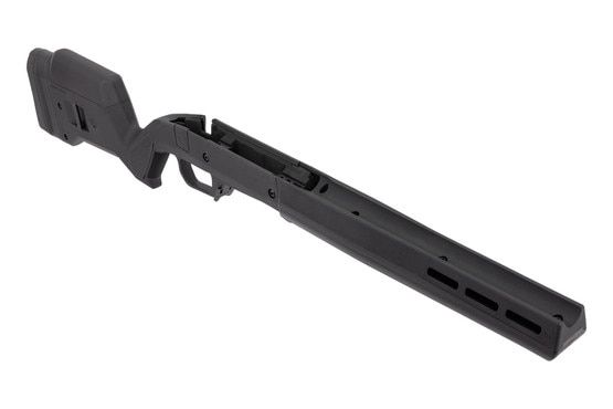 Magpul Left Hand Hunter Savage 110 Short Action Stock in Black is made of reinforced polymer